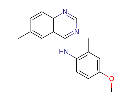 (4-methoxy-2-methylphenyl)-(6-methylquinazolin-4-yl)amine