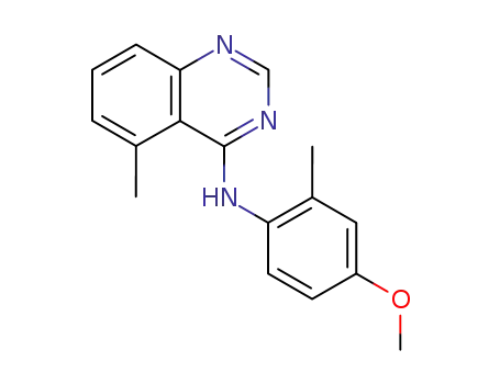 (4-methoxy-2-methylphenyl)-(5-methylquinazolin-4-yl)amine