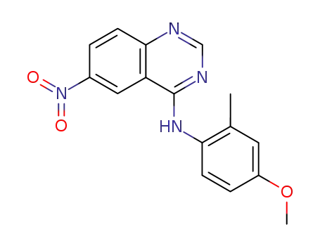 (4-methoxy-2-methylphenyl)-(6-nitroquinazolin-4-yl)amine