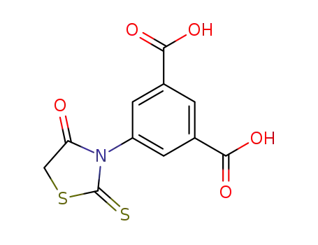 5-(4-oxo-2-thioxothiazolidin-3-yl)isophthalic acid