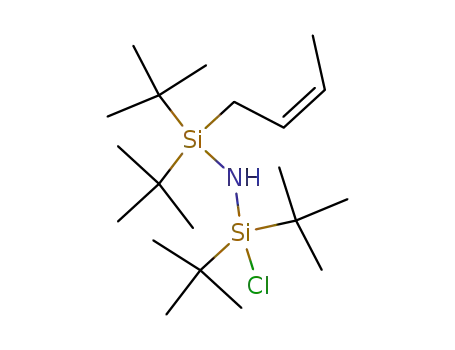 1-but-2-enyl-1,1,3,3-tetra-tert-butyl-3-chloro-disilazane