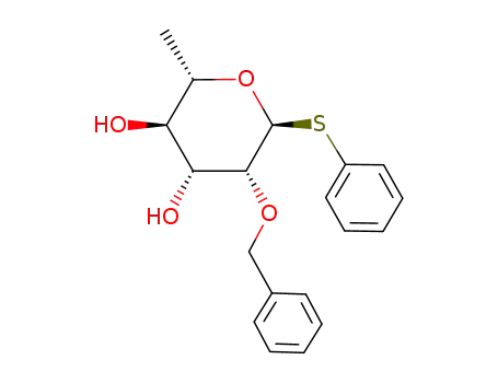 Molecular Structure of 849938-16-5 (Phenyl-α-O-benzyl-1-thio-α-L-rhamnopyranoside)