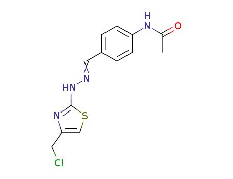 4-acetylamino-benzaldehyde (4-chloromethyl-thiazol-2-yl)-hydrazone