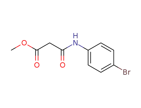 Molecular Structure of 669000-20-8 (Propanoic acid, 3-[(4-bromophenyl)amino]-3-oxo-, methyl ester)