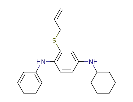 3-(allylsulfanyl)-N1-cyclohexyl-N4-phenyl-1,4-benzenediamine