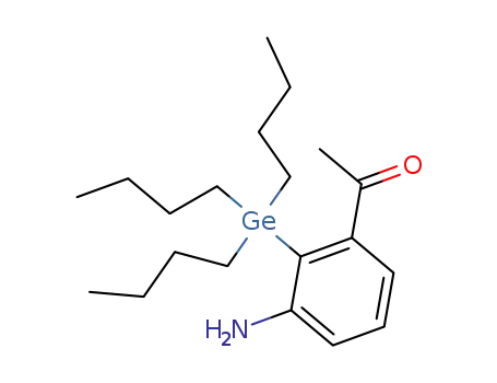 1-(3-amino-2-tributylgermanyl-phenyl)-ethanone