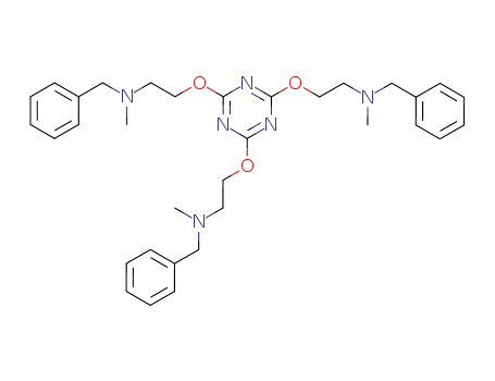 benzyl-(2-{4,6-bis-[2-(benzyl-methyl-amino)-ethoxy]-[1,3,5]triazin-2-yloxy}-ethyl)-methyl-amine
