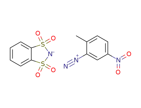 2-methyl-5-nitrobenzenediazonium o-benzenedisulfonimide
