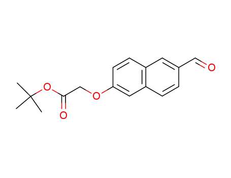 (6-formyl-naphthalen-2-yloxy)-acetic acid tert-butyl ester