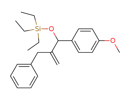 [2-benzyl-1-(4-methoxy-phenyl)-allyloxy]-triethyl-silane