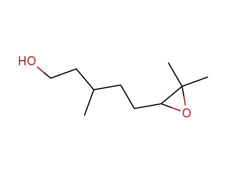 Molecular Structure of 1564-98-3 (5-(3,3-Dimethyloxiranyl)-3-methyl-1-pentanol)