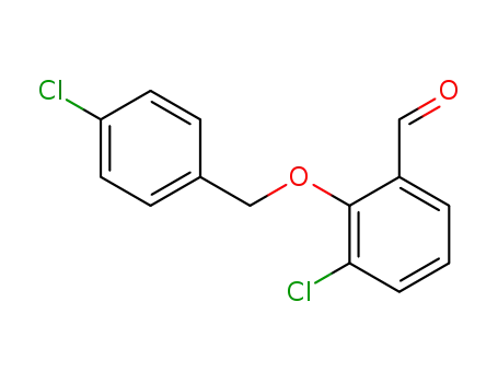 3-chloro-2-((4-chlorobenzyl)oxy)benzaldehyde