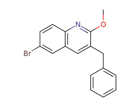 3-benzyl-6-bromo-2-methoxyquinoline