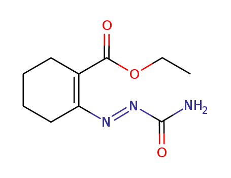 ethyl 2-[2-(aminocarbonyl)-1-diazenyl]-1-cyclohexene-1-carboxylate