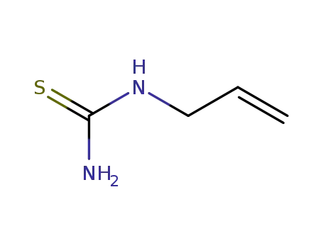 Molecular Structure of 109-57-9 (Allylthiourea)