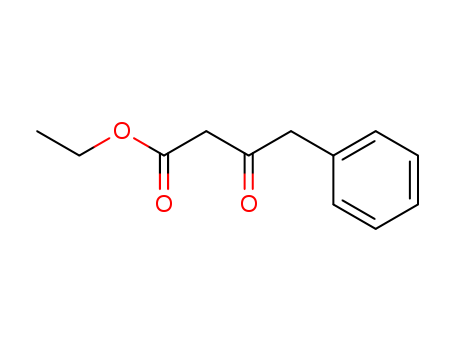 718-08-1,3-OXO-4-PHENYL-BUTYRIC ACID ETHYL ESTER,4-Phenylacetoacetic acid ethylester;Ethyl 3-keto-4-phenylbutyrate;Ethyl3-oxo-4-phenylbutyrate;Ethyl 3-oxo-4-phenylbutanoate;Acetoaceticacid, 4-phenyl-, ethyl ester (7CI,8CI);3-Oxo-4-phenylbutanoic acid ethylester;4-Phenyl-3-oxobutanoic acid ethyl ester;Ethyl4-phenyl-3-oxobutanoate;Ethyl 3-oxobenzenebutanoate;Ethyl 4-phenylacetoacetate;Ethyl b-oxobenzenebutanoate;NSC 15691;