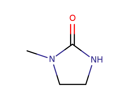 Molecular Structure of 694-32-6 (1-METHYL-2-IMIDAZOLIDINONE)