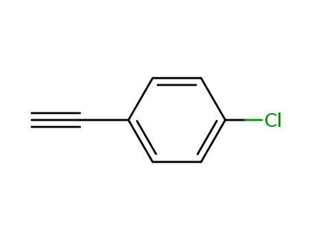 Molecular Structure of 873-73-4 (4-Chlorophenylacetylene)