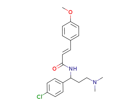 N-[1-(4-chlorophenyl)-3-dimethylaminopropyl]-4-methoxycinnamamide
