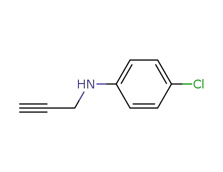 Molecular Structure of 22774-67-0 (Benzenamine, 4-chloro-N-2-propynyl-)