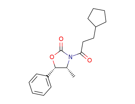 (4R,5S)-3-(3-cyclopentylpropanoyl)-4-methyl-5-phenyloxazolidin-2-one