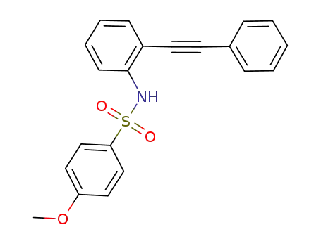 4-methoxy-N-(2-(phenylethynyl)phenyl)benzenesulfonamide