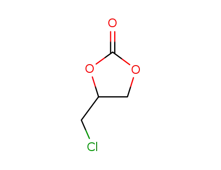 Molecular Structure of 2463-45-8 (1,3-Dioxolan-2-one, 4-(chloromethyl)-)
