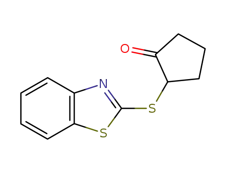 2-benzothiazol-2-ylsulfanyl-cyclopentanone