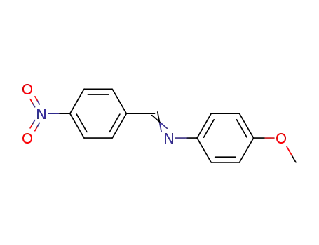 Molecular Structure of 5455-87-8 ((4-methoxyphenyl)-(4-nitrobenzylidene)amine)