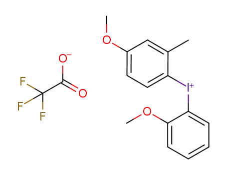 4-methoxy-2-methylphenyl(2-methoxyphenyl)iodonium trifluoroacetate