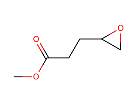 Molecular Structure of 76543-09-4 (Oxiranepropanoic acid, methyl ester)