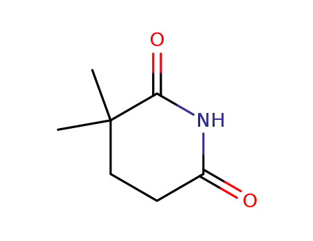 Molecular Structure of 1194-33-8 (3,3-dimethylpiperidine-2,6-dione)