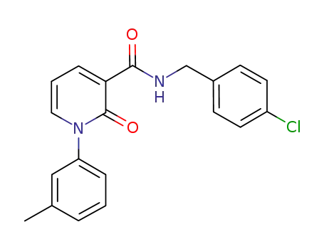 N-(4-chlorobenzyl)-1-(3-methylphenyl)-2-oxo-1,2-dihydropyridine-3-carboxamide