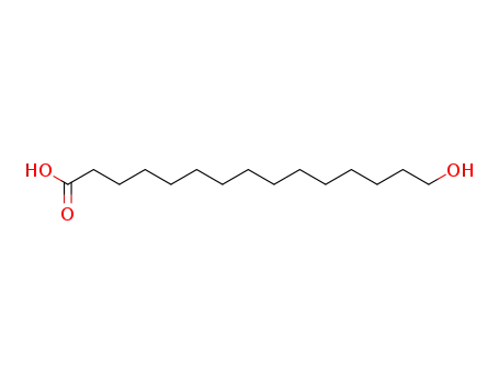 Molecular Structure of 4617-33-8 (15-Hydroxypentadecanoic acid)