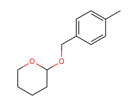 Molecular Structure of 18484-04-3 (2H-Pyran, tetrahydro-2-[(4-methylphenyl)methoxy]-)