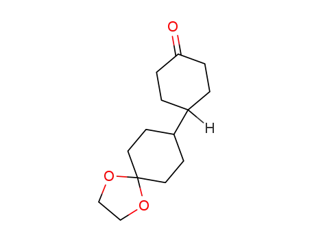 Molecular Structure of 56309-94-5 (Cyclohexanone,4-(1,4-dioxaspiro[4.5]dec-8-yl)-)