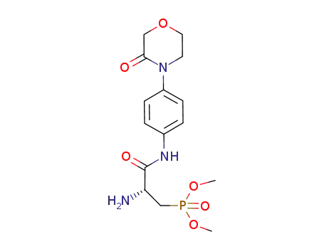 (R)-2-amino-N-[4-(3-oxo-morpholin-4-yl)-phenyl]-3-(dimethoxy-phosphoryl)-propionamide