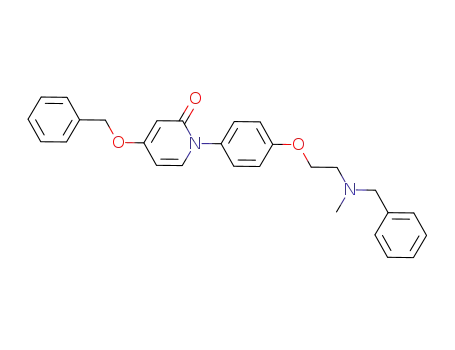 1-(4-(2-[benzyl(methyl)amino]ethoxy)phenyl)-4-(benzyloxy)pyridin-2(1H)-one