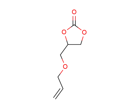 Molecular Structure of 826-29-9 (1,3-Dioxolan-2-one, 4-[(2-propenyloxy)methyl]-)