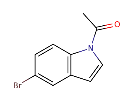 Molecular Structure of 61995-52-6 (1-Acetyl-5-bromoindole)