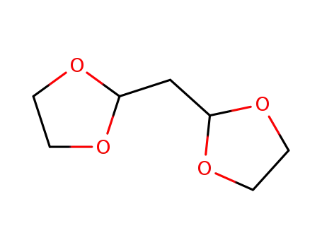 Molecular Structure of 4405-17-8 (2,2'-methylenebis[1,3-dioxolane])