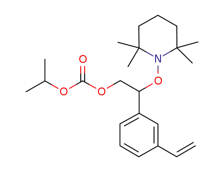 2-(isopropyloxycarbonyloxy)-1-(2',2',6',6'-tetramethyl-1'-piperidinyloxy)-1-(3'-vinylphenyl)ethane