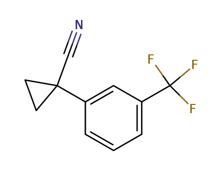 1-(3-(trifluoromethyl)phenyl)cyclopropane-1-carbonitrile