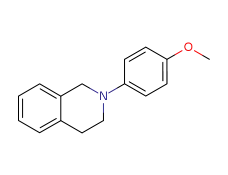 Molecular Structure of 78317-83-6 (Isoquinoline, 1,2,3,4-tetrahydro-2-(4-methoxyphenyl)-)