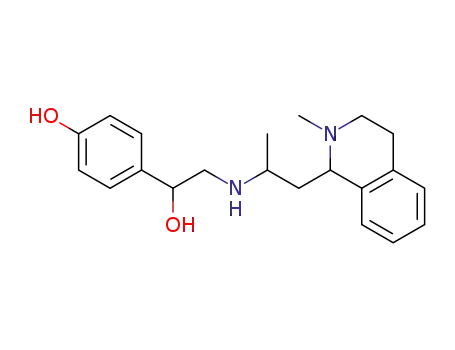 1-(4-Hydroxyphenyl)-2-[1-methyl-2-(2-methyl-1,2,3,4-tetrahydroisoquinolin-1-yl) ethylamino]ethanol