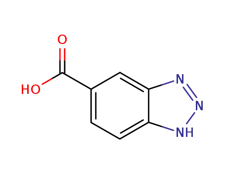 Molecular Structure of 23814-12-2 (Benzotriazole-5-carboxylic acid)