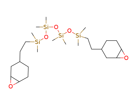Molecular Structure of 151110-81-5 (Tetrasiloxane,
1,1,3,3,5,5,7,7-octamethyl-1,7-bis[2-(7-oxabicyclo[4.1.0]hept-3-yl)ethyl]-)