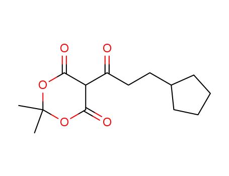 5-(3-cyclopentylpropionyl)-2,2-dimethyl-1,3-dioxane-4,6-dione
