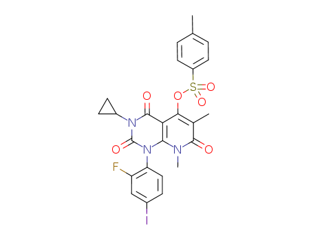 3-cyclopropyl-1-(2-fluoro-4-iodophenyl)-6,8-diMethyl-2,4,7-trioxo-1,2,3,4,7,8-hexahydropyrido[2,3-d]pyriMidin-5-yl4-Methylbenzenesulfonate