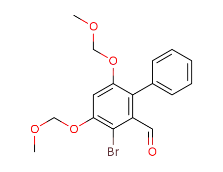 2-bromo-3,5-bis(methoxymethoxy)-6-phenylbenzaldehyde